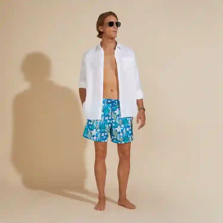 صورة Erkek Caroon Keten Gömlek