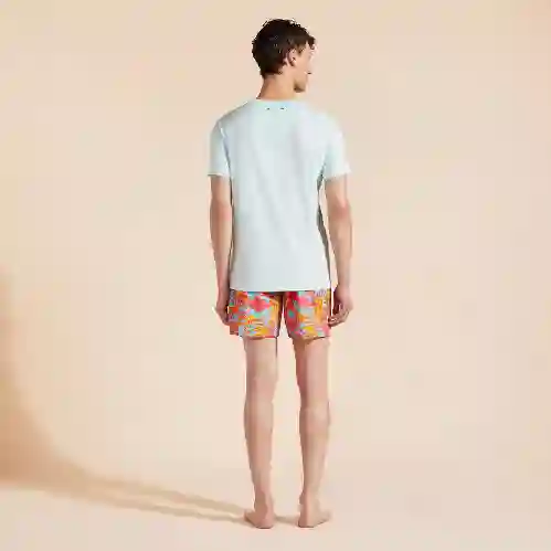 صورة Erkek Tahiti Flowers Thom Tişört