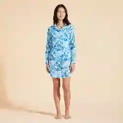 صورة Kadın Tahiti Flowers Florence Gömlek