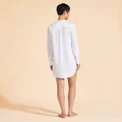 صورة Kadın Fragance Keten Gömlek