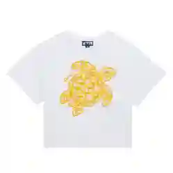 صورة Kız Çocuk Turtle Vichy Galathe Tişört