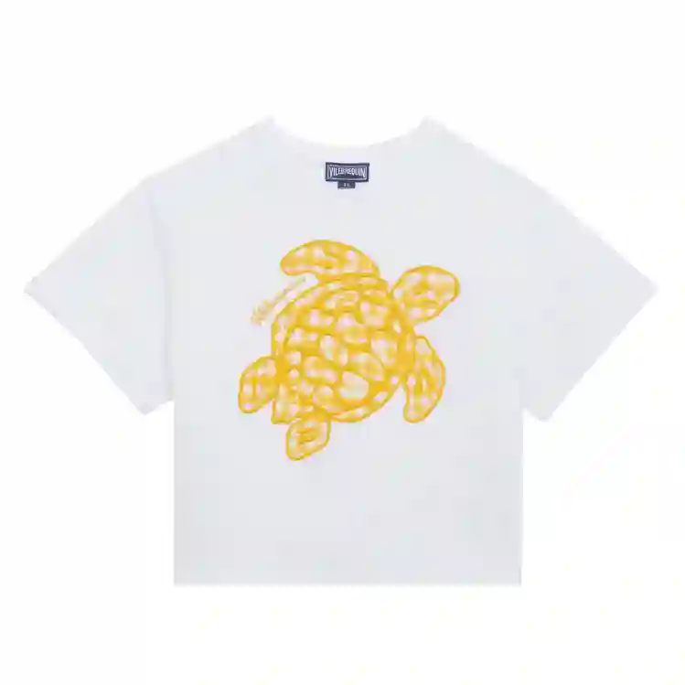 صورة Kız Çocuk Turtle Vichy Galathe Tişört