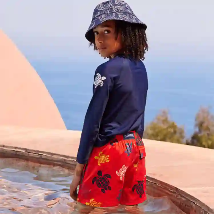 صورة Çocuk Glassy UV Korumalı Tişört