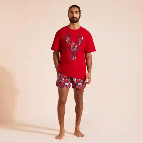 صورة Erkek Graphic Lobsters Tareck Tişört