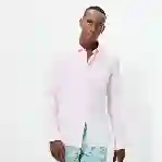 صورة Erkek Caroubis Keten Gömlek