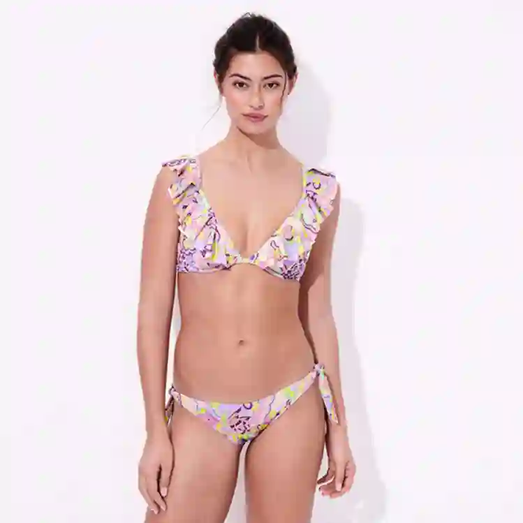 صورة Kadın Rainbow Flowers Flamme Bikini Altı