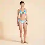 صورة Kadın Tahiti Flowers Flechett Bikini Üstü
