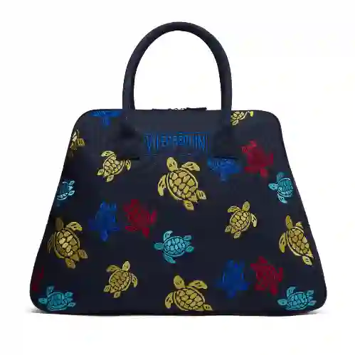 صورة Unisex Multicolor Turtles Dance Brady Çanta