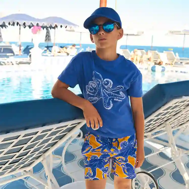 صورة Erkek Çocuk Poulpes Gabin Tişört