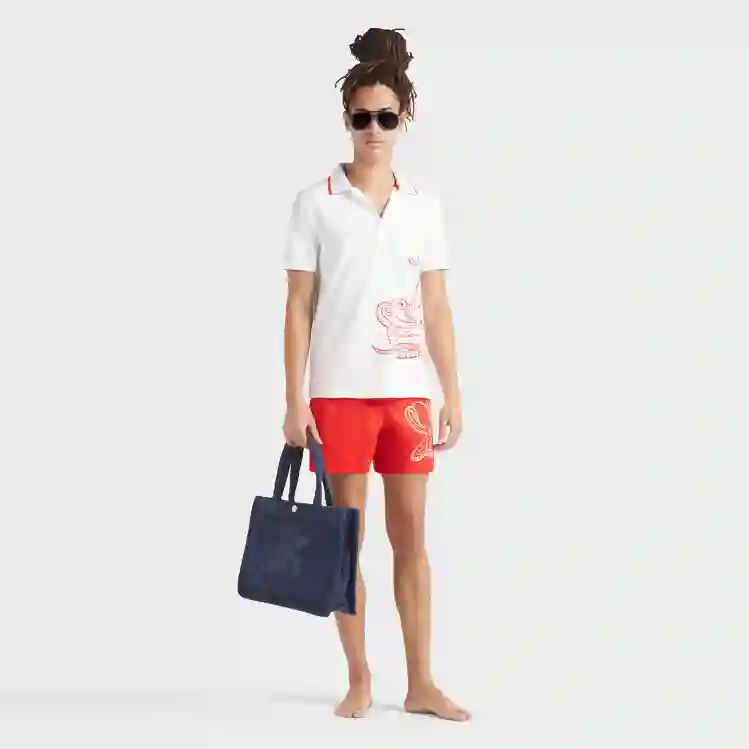 صورة Erkek Printed Poulpe Phil Polo