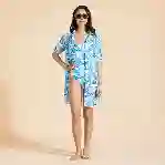 صورة Kadın Tahiti Flowers Florence Gömlek