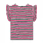 صورة Kız Çocuk Striped Genny Tişört