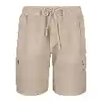 صورة Erkek Baie Keten Bermuda