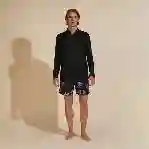 Resim Erkek Caroon Keten Gömlek