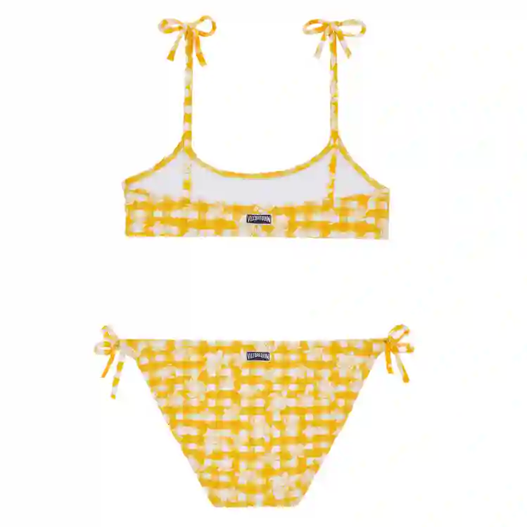 صورة Kız Çocuk Turtle Vichy Gwendy Bikini