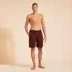 صورة Erkek Baie Keten Bermuda