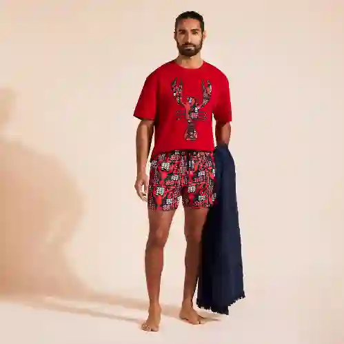 صورة Erkek Graphic Lobsters Tareck Tişört