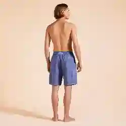 صورة Erkek Baie Keten Bermuda