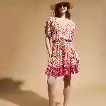 صورة Kadın Bona Iris Lace- Vilebrequin x Poupette St Barth Plaj Giyim