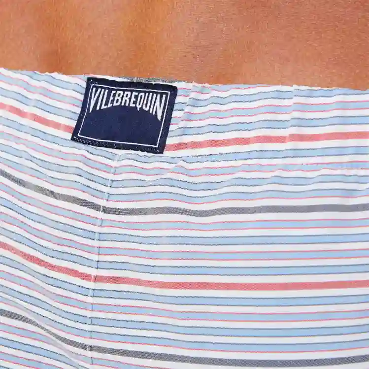 صورة Erkek Vintage 1971 Rayures Seersucker Maurice Mayo