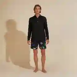 صورة Erkek Caroubis Keten Gömlek