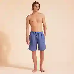 صورة Erkek Baie Keten Bermuda