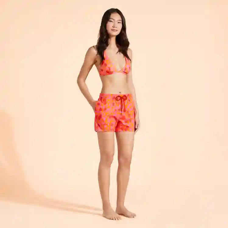 صورة Kadın New Leopard Fabya Şort