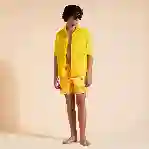 صورة Erkek Caroubis Keten Gömlek