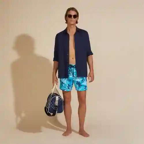 صورة Erkek Caroon Keten Gömlek