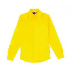 صورة Erkek Caroubis Keten Gömlek