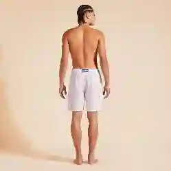 صورة Erkek Baie Keten Bermuda