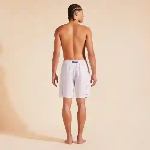 صورة Erkek Baie Keten Bermuda