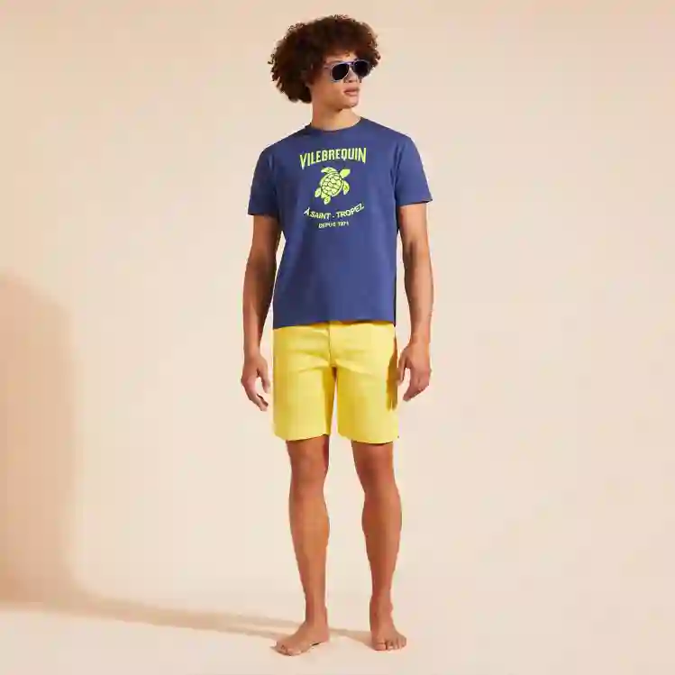 صورة Erkek Turtle Logo Portisol Tişört