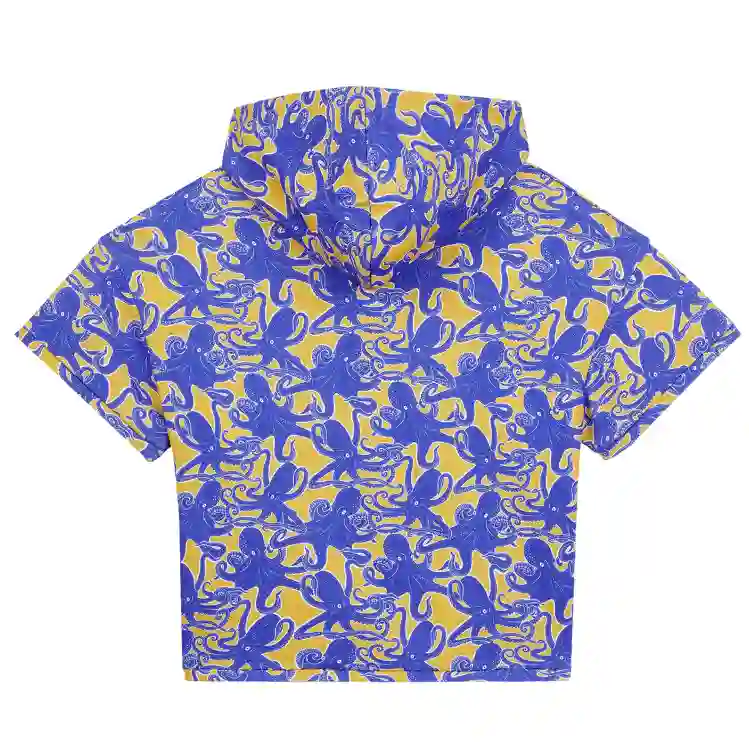 صورة Erkek Çocuk Octopus All Over Geo Tişört