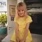 صورة Kız Çocuk Golden Havlu Elbise