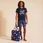 صورة Erkek Embroidered Turtle Thom Tişört