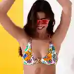 صورة Kadın Marguerites Like Bikini Üstü