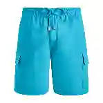 صورة Erkek Baie Keten Bermuda