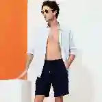 صورة Erkek Baie Keten Bermuda