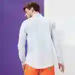 صورة Erkek Caroubis Keten Gömlek