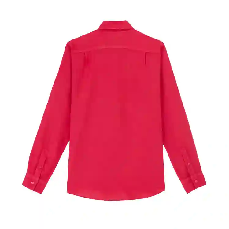 صورة Erkek Caroubis Keten Gömlek