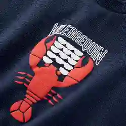 صورة Erkek Çocuk Graphic Lobsters Bisous Tişört