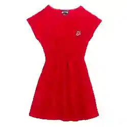 صورة Kız Çocuk Golden Havlu Elbise