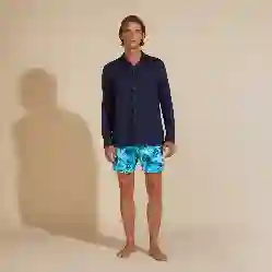 صورة Erkek Caroon Keten Gömlek