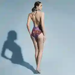 صورة Kadın Red Gorgonians - Vilebrequin x 1Ocean Lavida Mayo