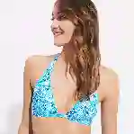 صورة Kadın Fleche Flowers Tie & Dye Bikini Üstü