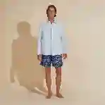 صورة Erkek Caroon Keten Gömlek