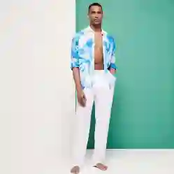 صورة Erkek Pacha Keten Pantolon