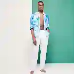 صورة Erkek Pacha Keten Pantolon