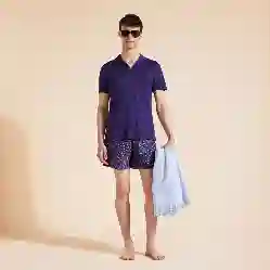 صورة Erkek Pirinol Tencel Polo